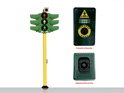 Traffic light for the visually impaired