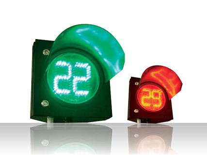 Counter-second traffic light